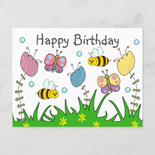 Happy Nature Birthday Postcard