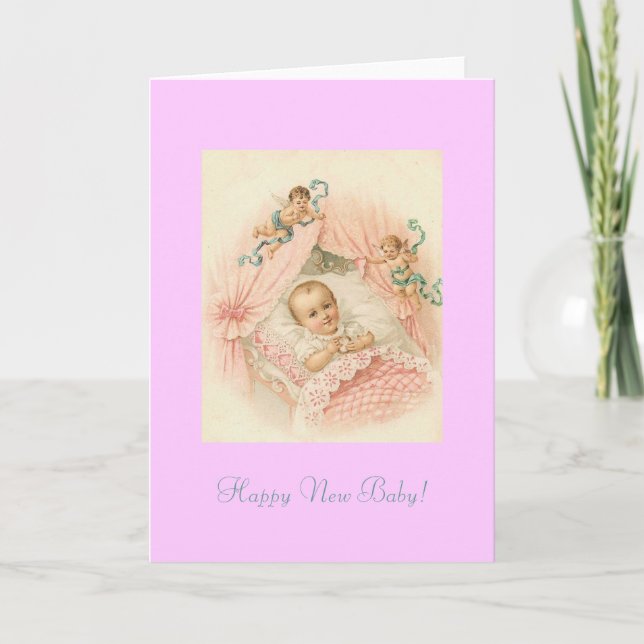 Happy New Baby! Announcement (Front)