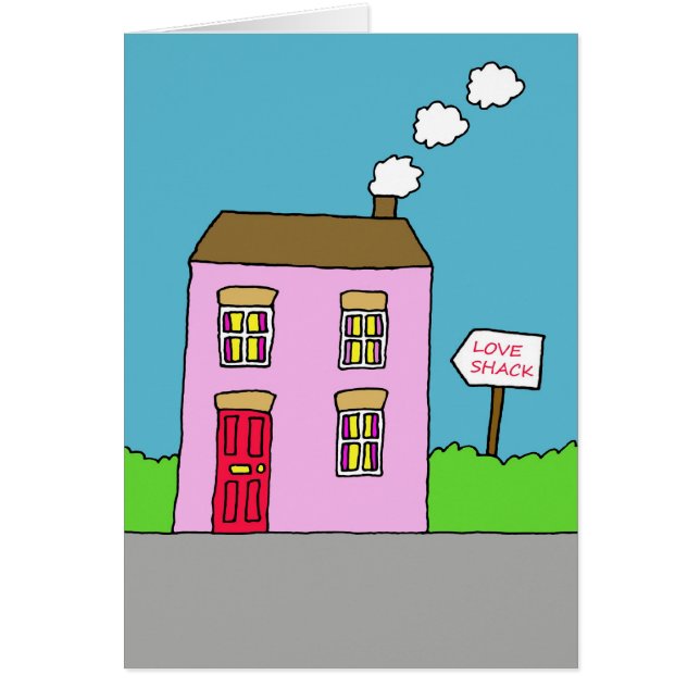 Happy New Gay Home Cartoon House (Front)