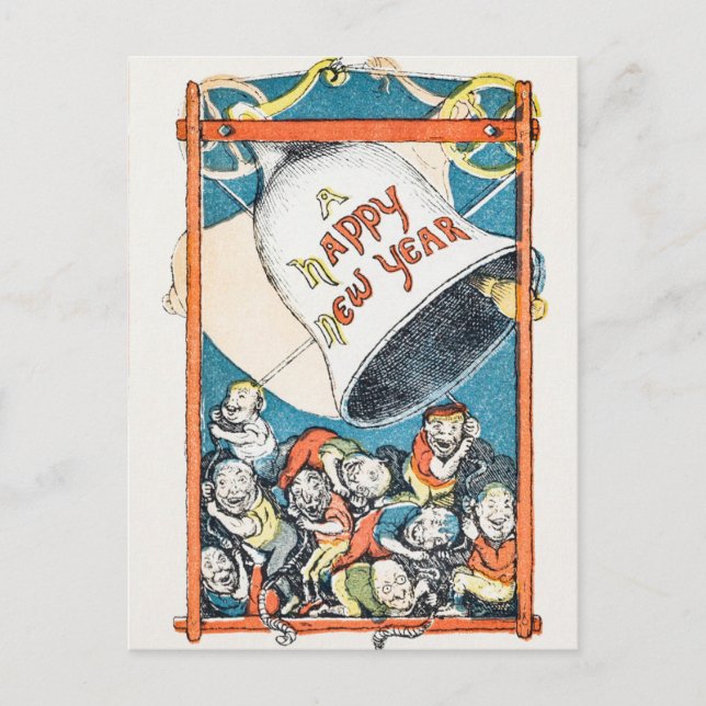 Happy new holiday postcard (Front)