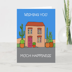 Happy New Home Desert Landscape Announcement
