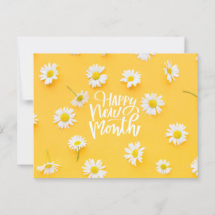 Happy new month postcard