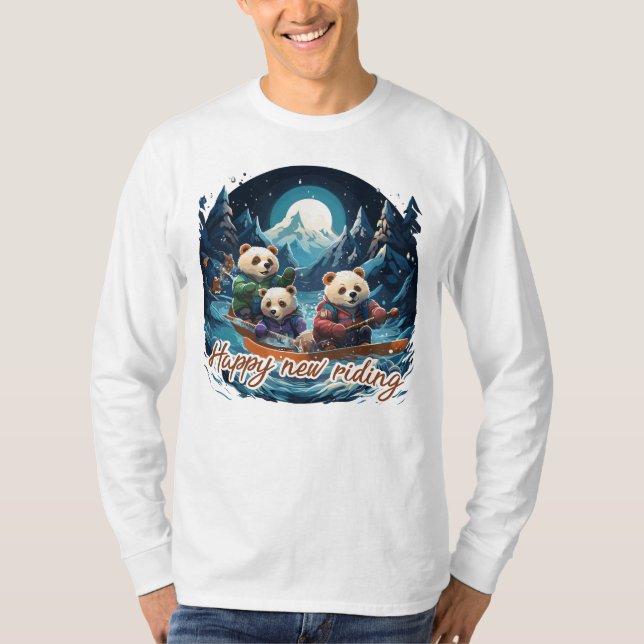 Happy new riding T-Shirt (Front)