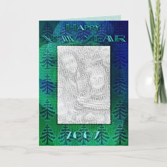 Happy new year 2007 holiday card (Front)