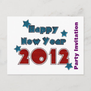 Happy New Year 2012 Party Invitation Template