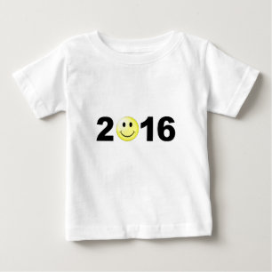 Happy New Year 2016 Funny Sweet Number Baby T-Shirt