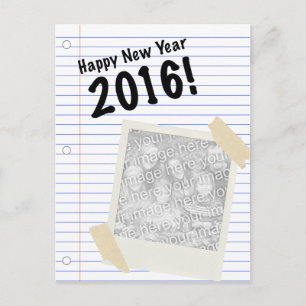 Happy New Year 2016 Holiday Postcard