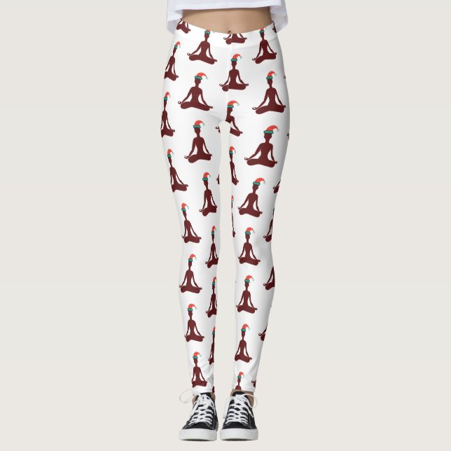 Happy New Year 2018 Yoga Leggings (Front)