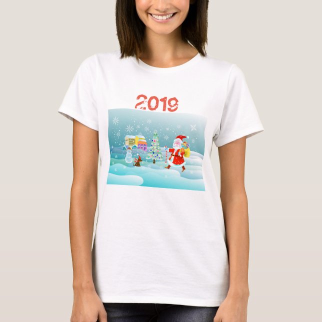 happy new year 2019 T-Shirt (Front)