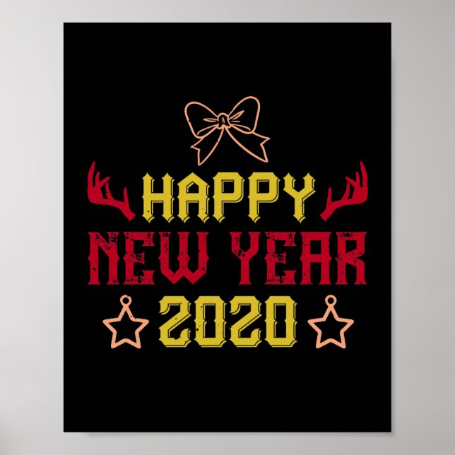 Happy New Year 2020 2 Poster (Front)