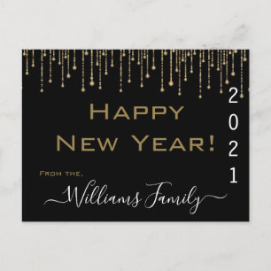 Happy New Year 2021 Holiday Postcard