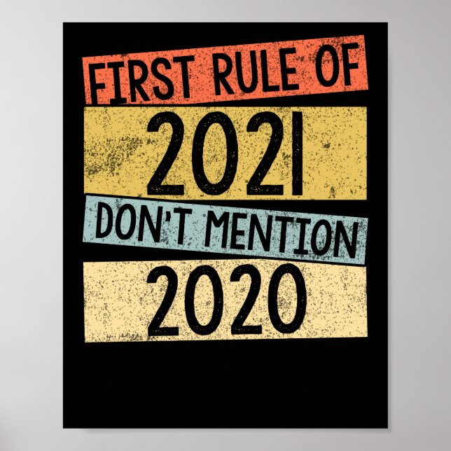 HAPPY NEW YEAR 2021 NEW YEARS EVE 2020 GIFT FOR HE POSTER (Front)