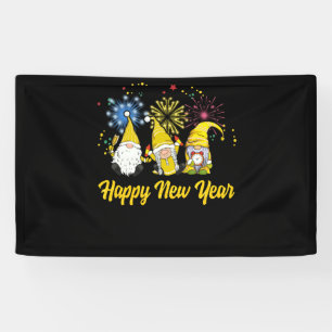 Happy New Year 2022 Gnome Lover New Year Banner
