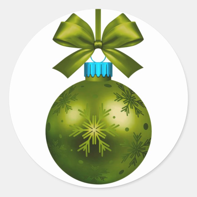 happy new year 2022 ornament classic round sticker (Front)