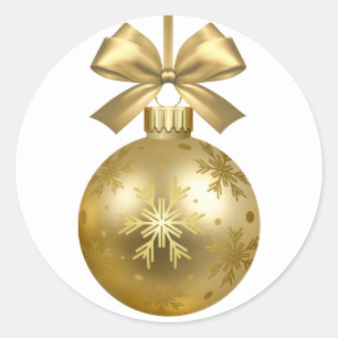 happy new year 2022 ornament classic round sticker