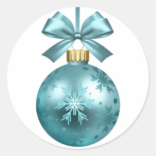 happy new year 2022 ornament classic round sticker