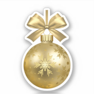 happy new year 2022 ornament sticker