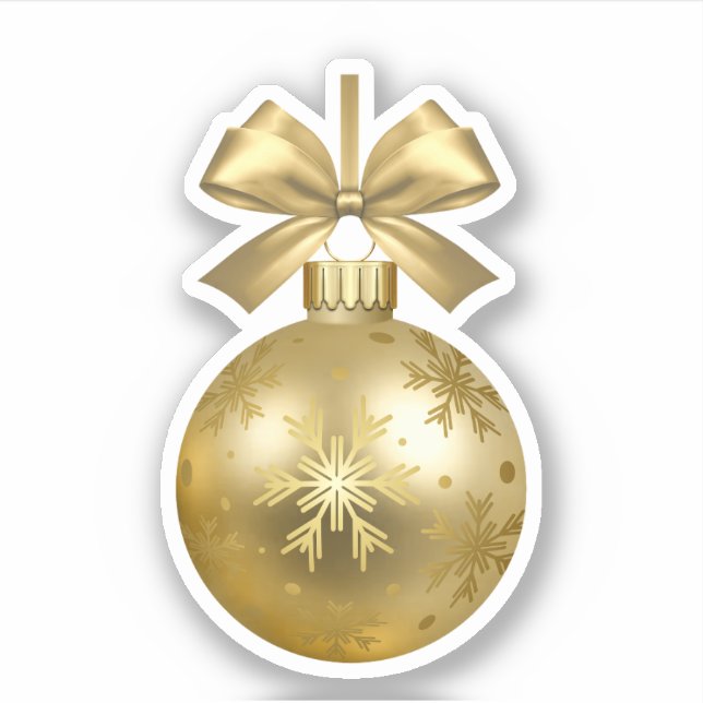 happy new year 2022 ornament sticker (Front)