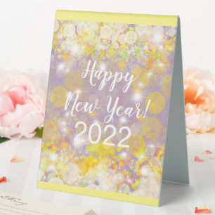 Happy New Year! 2022 Party Table Sign