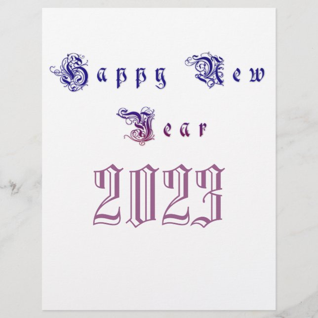Happy New Year 2023 (Front)