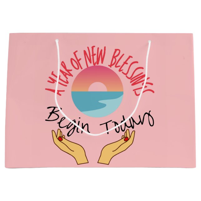 HAPPY NEW YEAR 2023  LARGE GIFT BAG (Front)