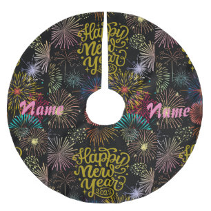 Happy New Year 2023 Thunder_Cove  Brushed Polyester Tree Skirt