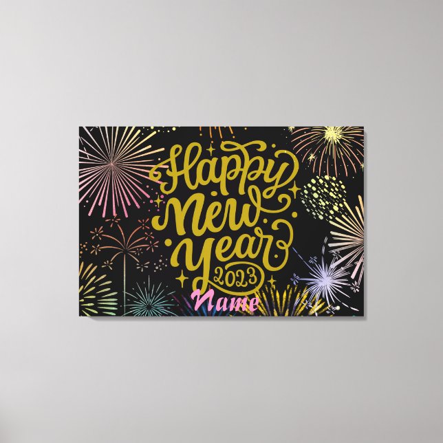 Happy New Year 2023 Thunder_Cove Canvas Print (Front)