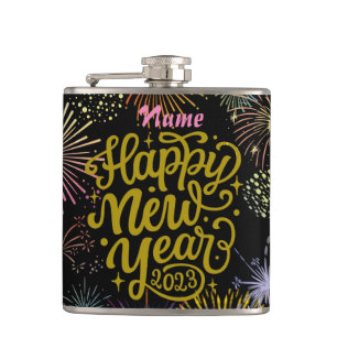 Happy New Year 2023 Thunder_Cove Hip Flask