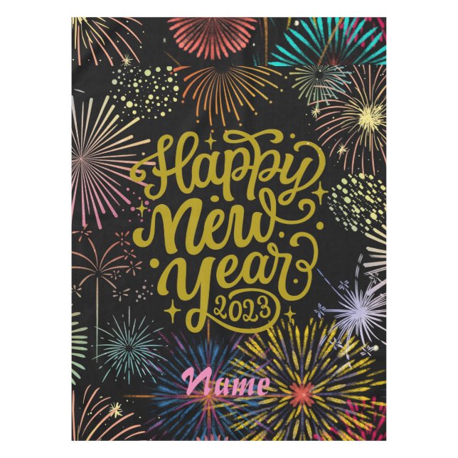 Happy New Year 2023 Thunder_Cove  Tablecloth (Front)
