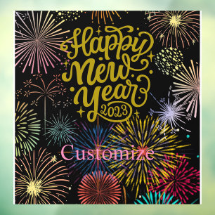 Happy New Year 2023 Thunder_Cove  Window Cling