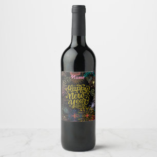 Happy New Year 2023 Thunder_Cove Wine Label