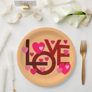 HAPPY NEW YEAR 2023, VALENTINE PAPER PLATE