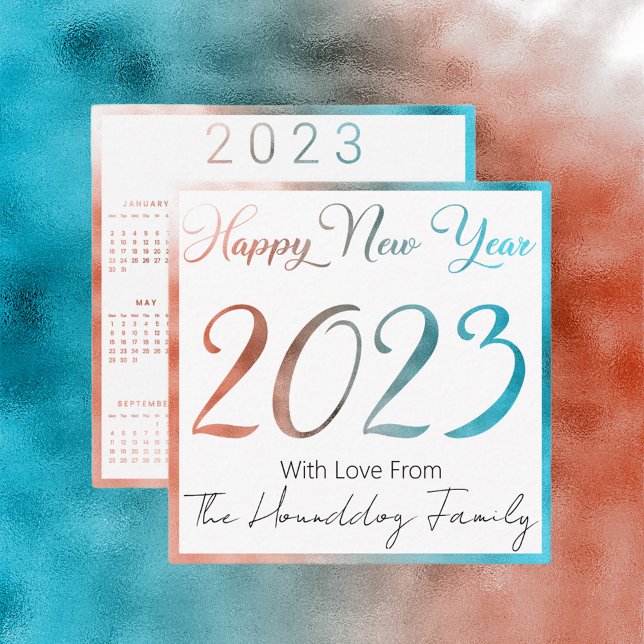 Happy New Year 2023 With Calender Card (Creator Uploaded)