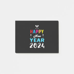 happy new year 2024 (9) post-it notes
