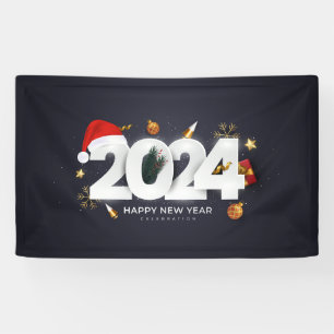 Happy New Year 2024 Banner