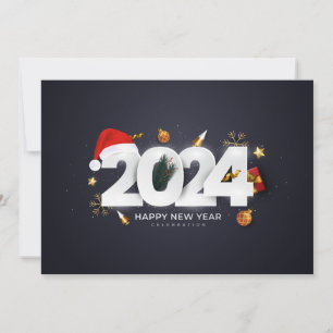 Happy New Year 2024 Invitation