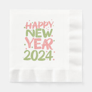 Happy New Year 2024 Napkin