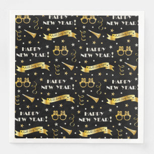 Happy New Year 2024  Napkin