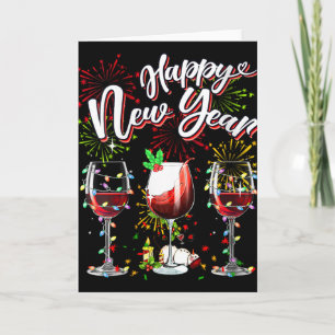 Happy New Year 2024 New Years Eve Fireworks Gles O Card