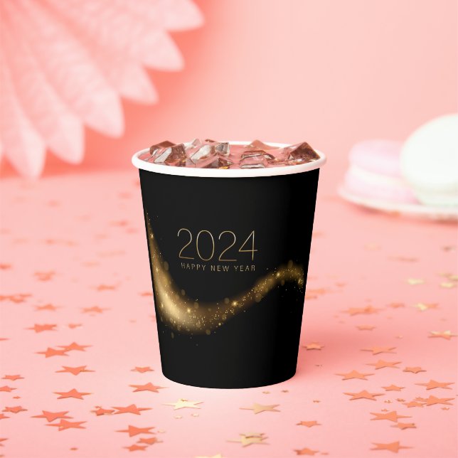Happy New Year 2024 Paper Cups (Insitu)