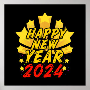 Happy New Year 2024 Poster
