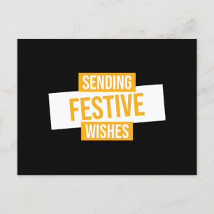 Happy new year 2024 -sending festive wishes postcard