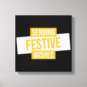Happy new year 2024 -sending festive wishesHappy n Canvas Print