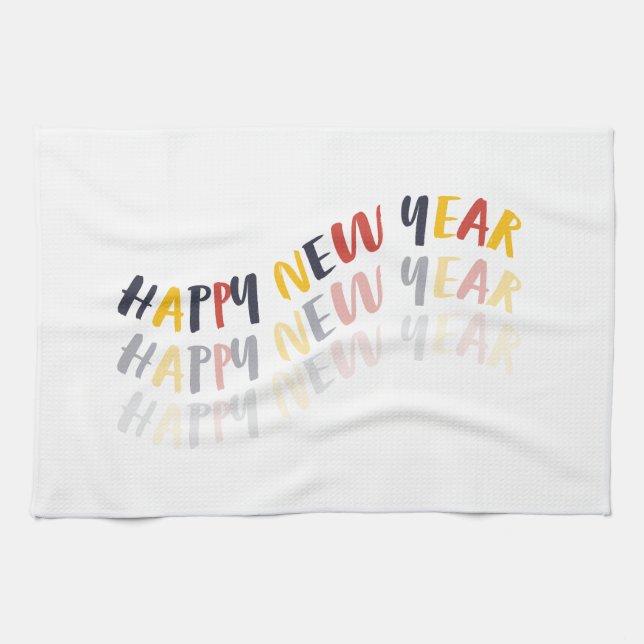 Happy New Year 2024 Tea Towel (Horizontal)