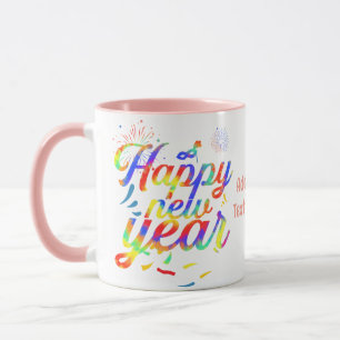 Happy New year 2024 Tie Dye Party 2024 Mug