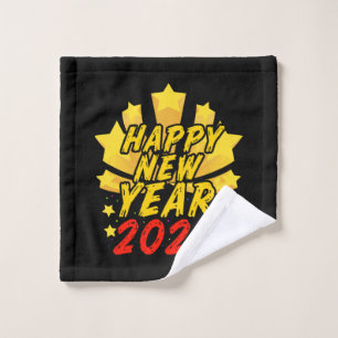 Happy New Year 2024 Wash Cloth
