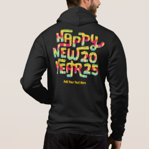 Happy New Year 2025 Christmas New Year Family Gift Hoodie