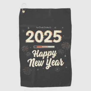 Happy New Year 2025 Family Matching  Golf Towel