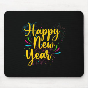 Happy New Year 2025 Gold Fun Festive Funny Party C Mouse Mat