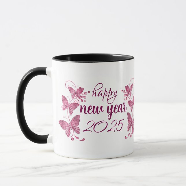 happy new year 2025 mug (Left)